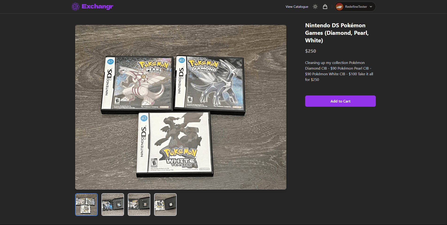 Product Details - Focused item view with high-quality descriptions and direct purchase options